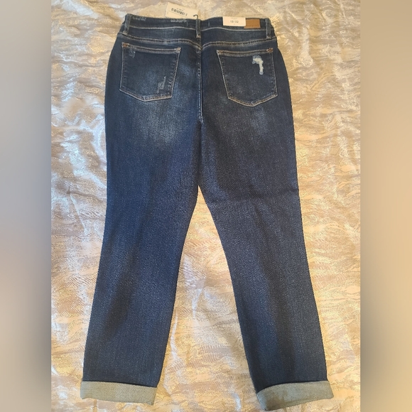 NWT Judy Blue high waist, distressed, boyfriend jeans sz 15 (32) - Picture 15 of 16